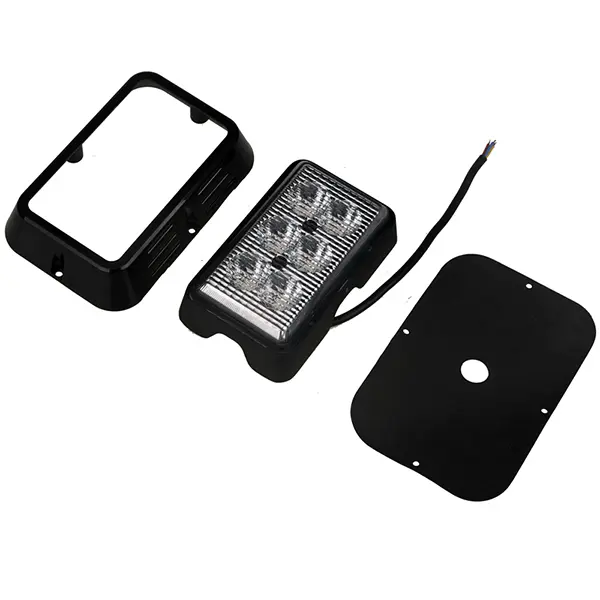 Feu d'avertissement orange 6 LEDs Sifam — vue 2