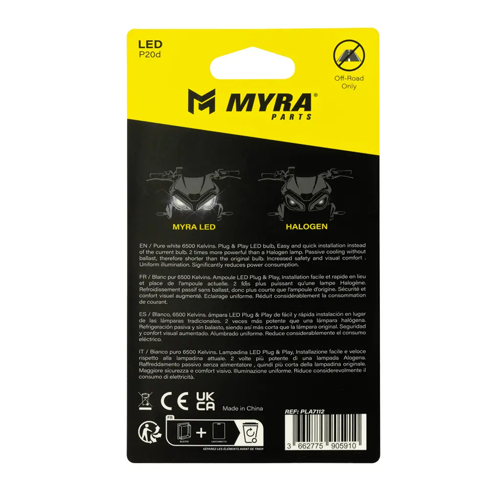 Myra LED lygte HB3 — 3. billede