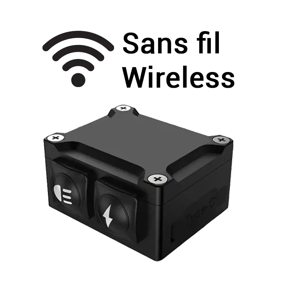 エコベネ 追加ライト 2x25W デイライト＆ロングレンジ ワイヤレスコントロール — 第3ビュー