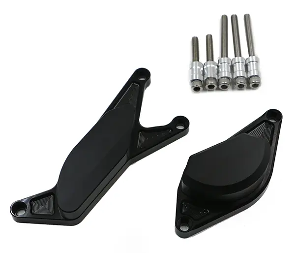 Kit Protection de Carters CNC Anodisés Noir GSR 600/750 Gauche et Droit Sifam