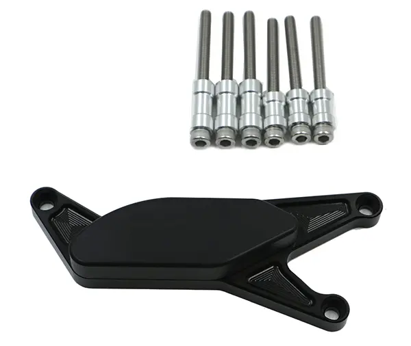 Kit Protection de Carters CNC Anodisés Noir Sifam GSX-R 600/750 2004-2005 Gauche