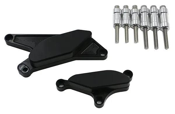 Kit Protection de Carters CNC Anodisés Noir B-KING 2008-2012 Gauche et Droit