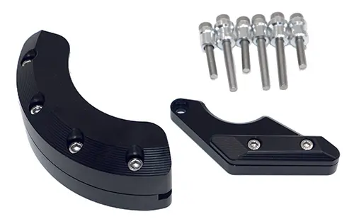 Kit Protection de Carters CNC Anodisés Noir Sifam XJ6 2009-2013