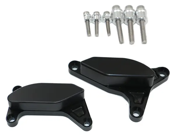 SIFAM CNC 블랙 애노다이징 크랭크케이스 가드 키트 YAMAHA FZ8 2010-2014