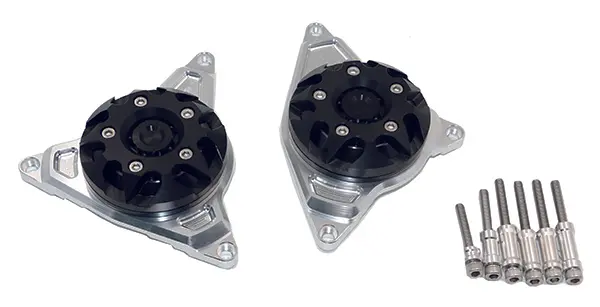 Kit Protection de Carters CNC Anodisés Noir Sifam CBR 1000 RR 2008-2014
