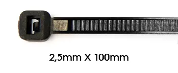 호스 클램프 Sifam 2,5 x 100 mm - 100개입