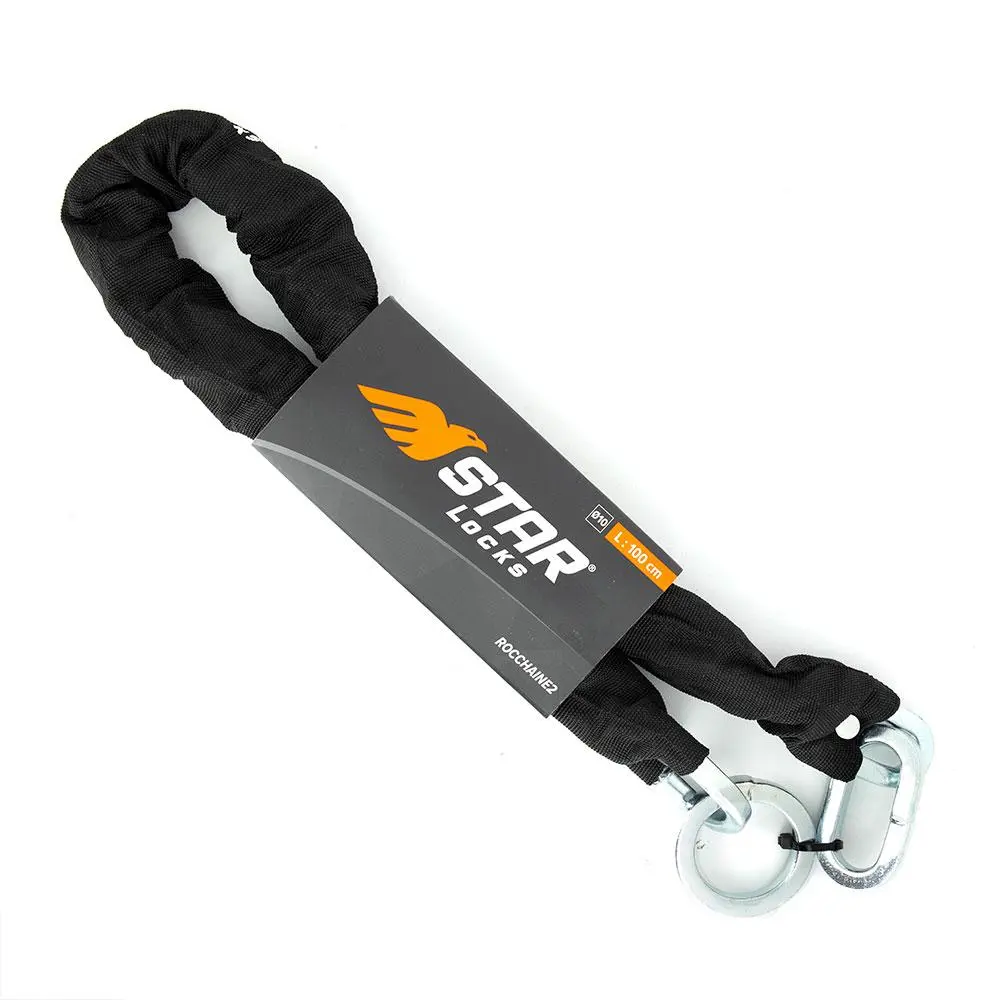 Antifurt Lanț Lasso Singur Star Locks Secțiune Pătrată 9.5mm Lungime 1m — vederea 2