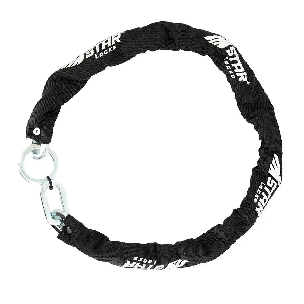 Star Locks 라쇠 체인 자물쇠 - 사각 단면 9.5mm - 길이 1,2m