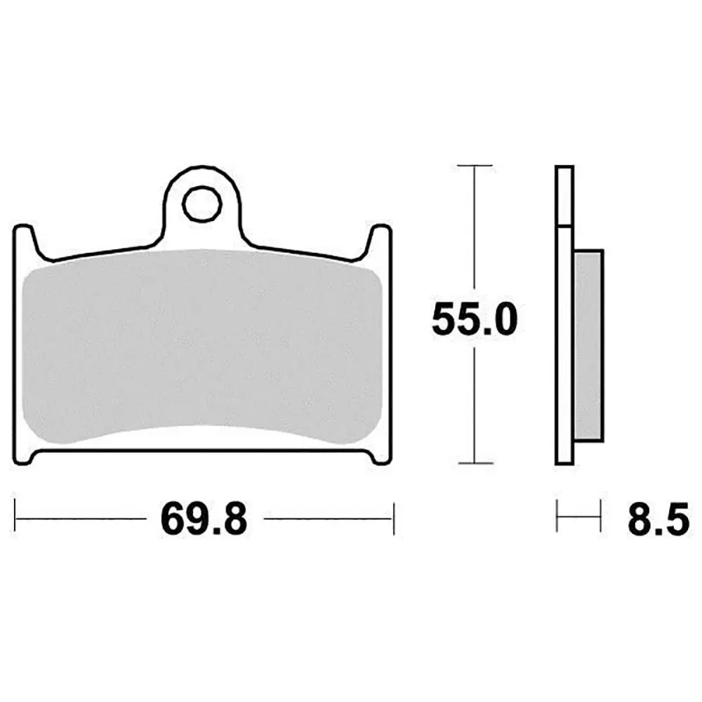 Bremsbelag halbmetall R90 Perftec