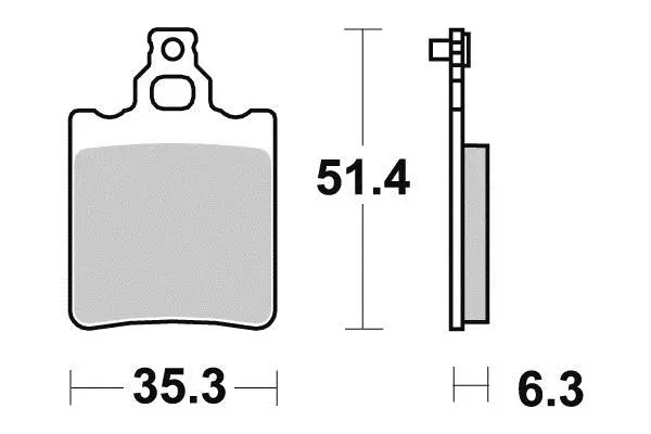 Bremsbelag Kyoto Semi-Metall