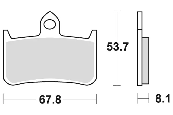 Perftec R90 Sintered Metal Brake Pads