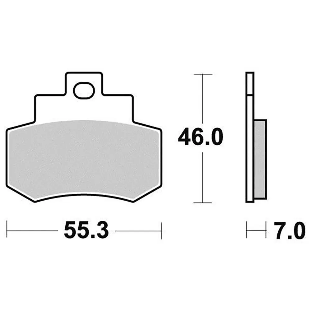 Perftec R90 세미-메탈 브레이크 패드