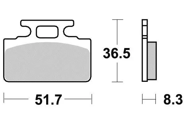 Klocki hamulcowe półmetalowe Perftec R90