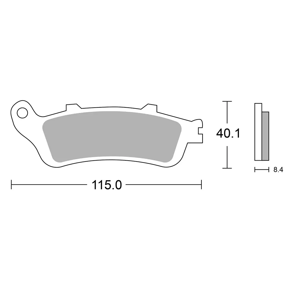 Bremsbelag semi-metallisch Perftec R90