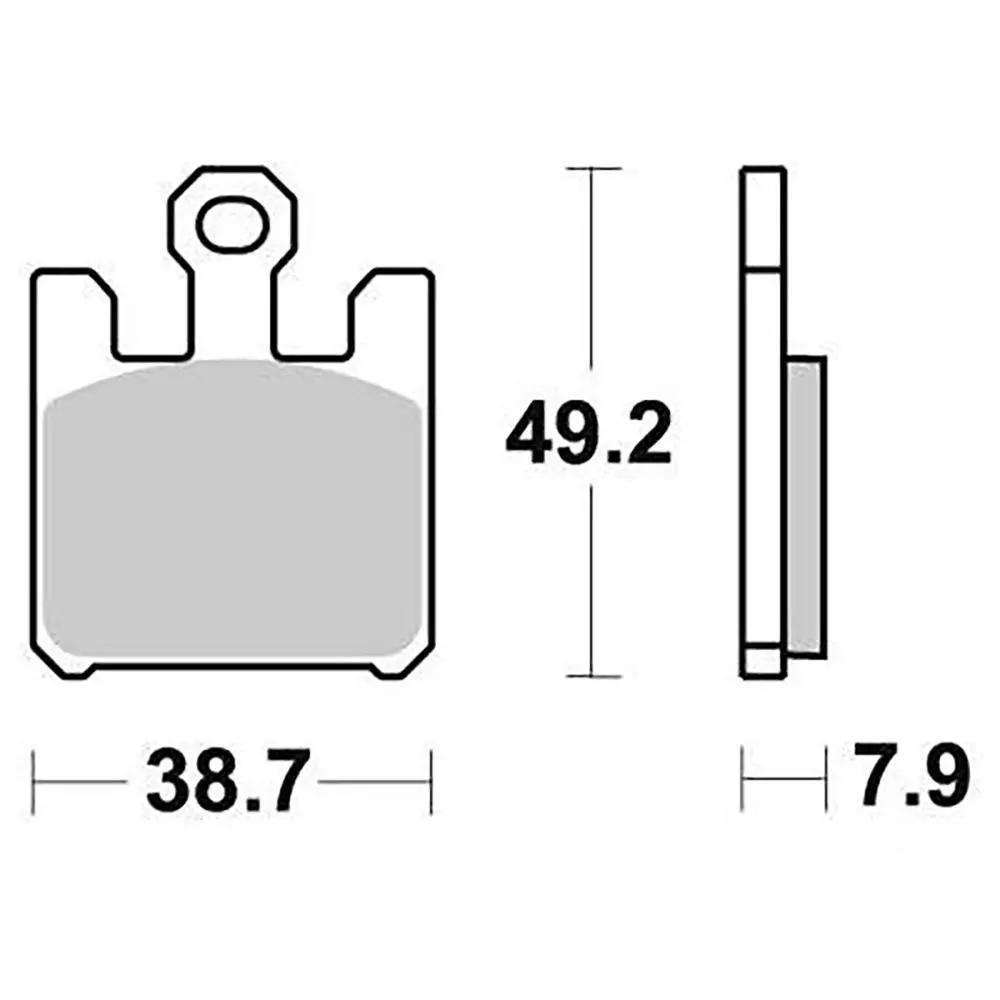 Perftec R90 소결 금속 브레이크 패드