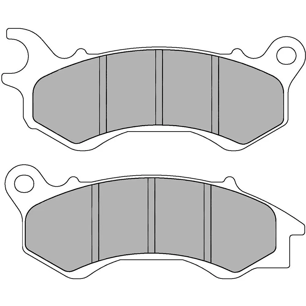Přední brzdové destičky semi-metal R90 Perftec