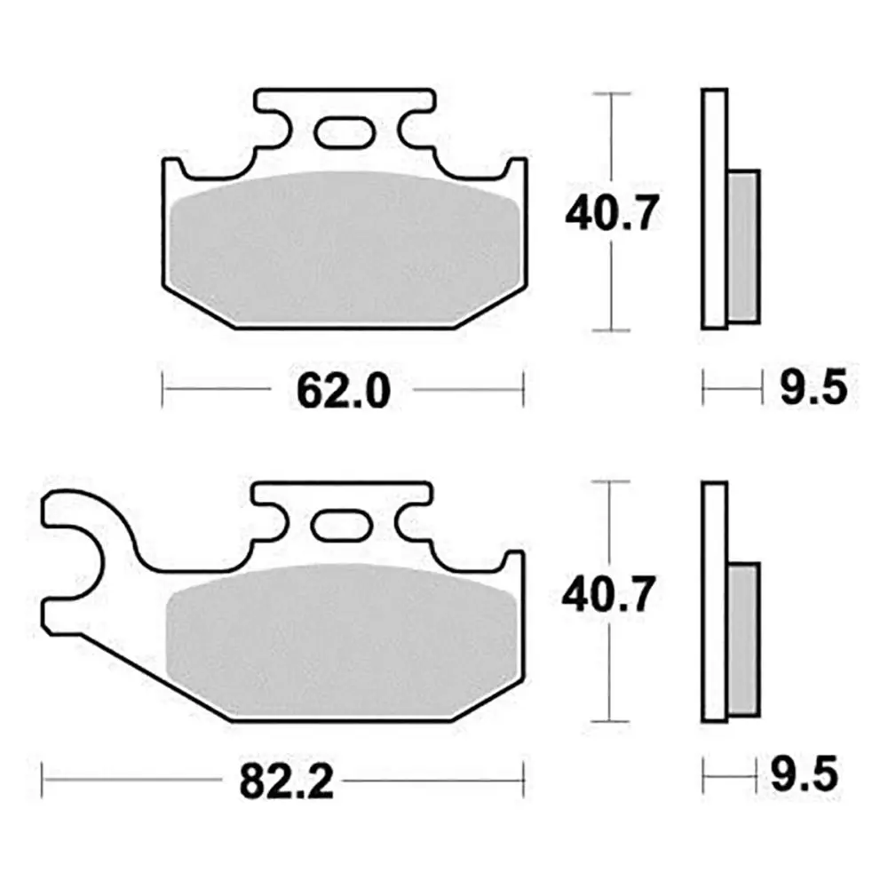 Bremsbelag semi-metallisch Perftec R90