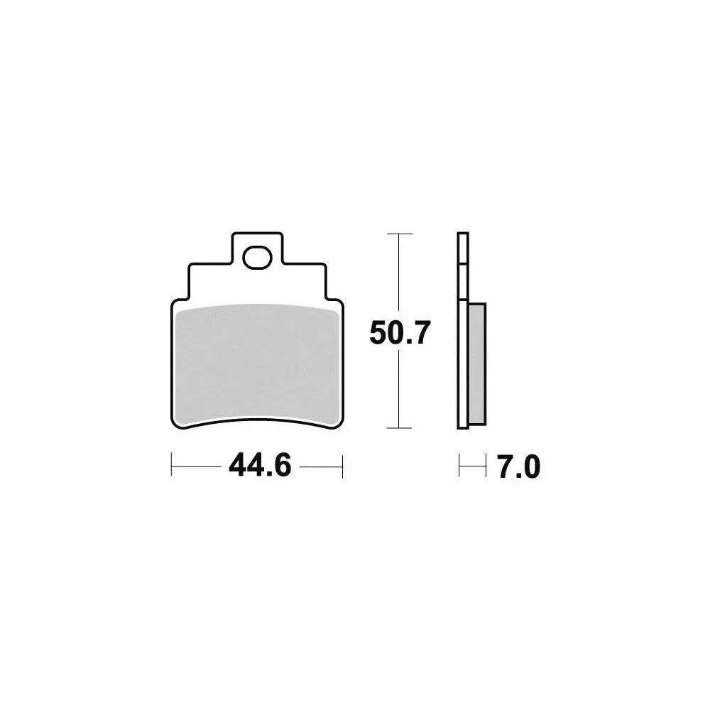 وسادة فرامل شبه معدنية Perftec R90