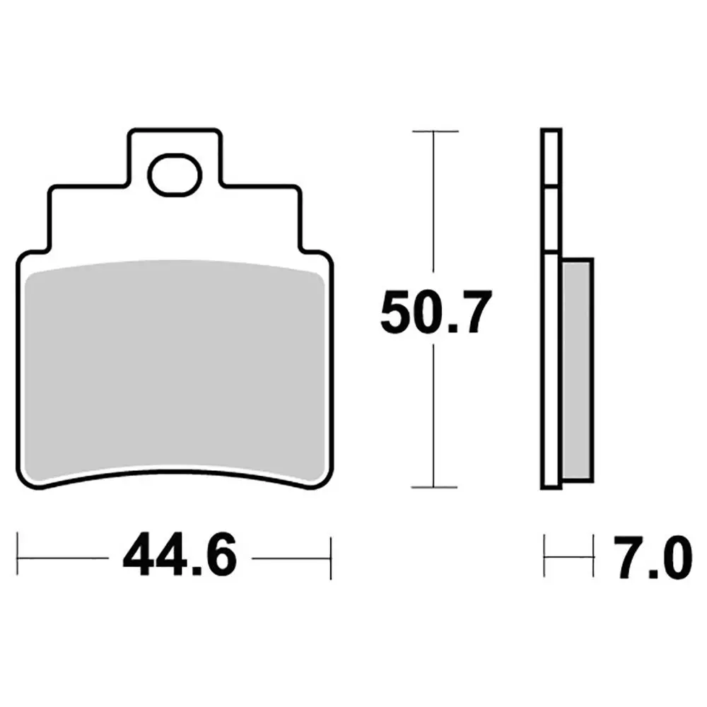 R90 Perftec 소결 금속 브레이크 패드