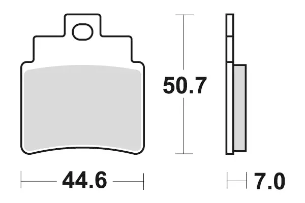 Bremsbelag semi-metallisch Perftec R90