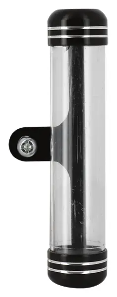 Zylindrischer Plakettenhalter Sifam schwarz