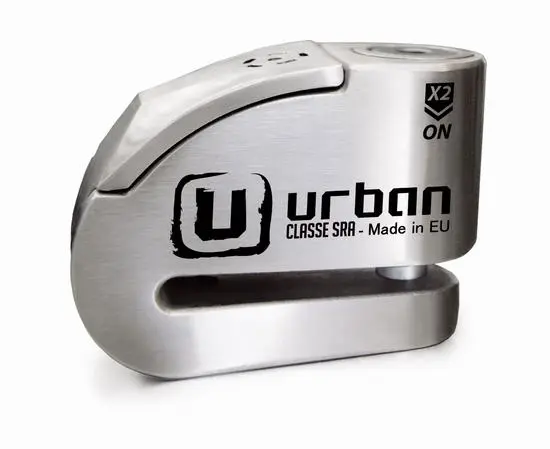Antifurto SRA Urban Blocca Disco Acciaio Inox ø14 mm Hi-Tech con Allarme