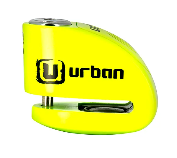 带荧光黄报警器的6毫米碟刹锁 Urban