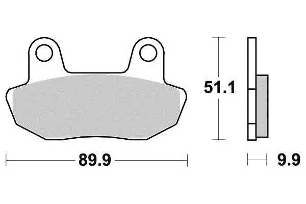 Bremsbelag Vesrah Metall Sinter