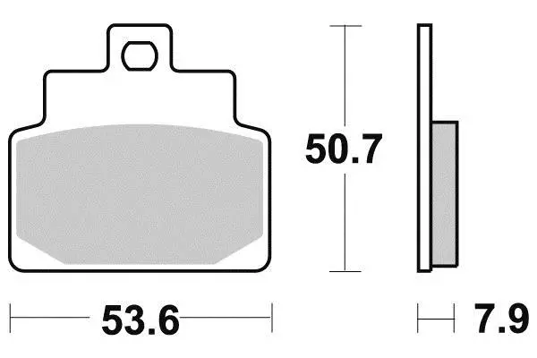 Vesrah Metall-Sinter Bremsbelag