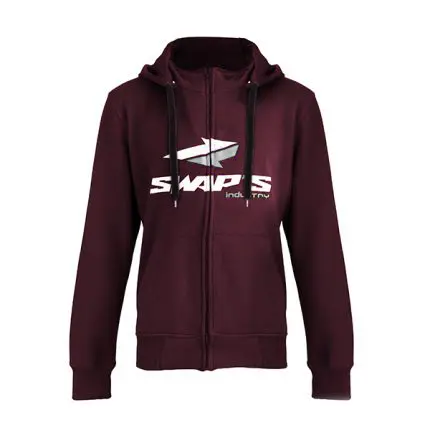 Sweat-shirt à capuche Paddock Bordeaux Taille L Swaps
