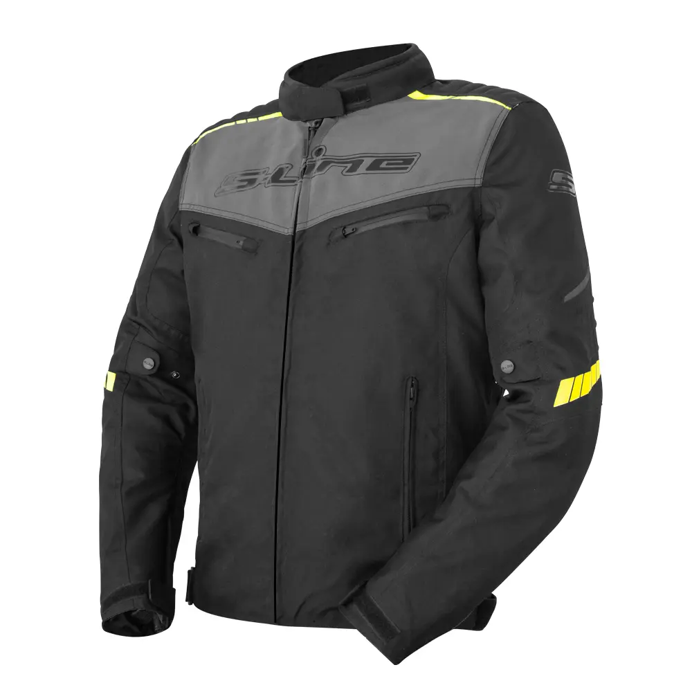 অল সিজনস ইভিও এস-লাইন ব্ল্যাক ইয়েলো ফ্লুও জ্যাকেট সাইজ এম