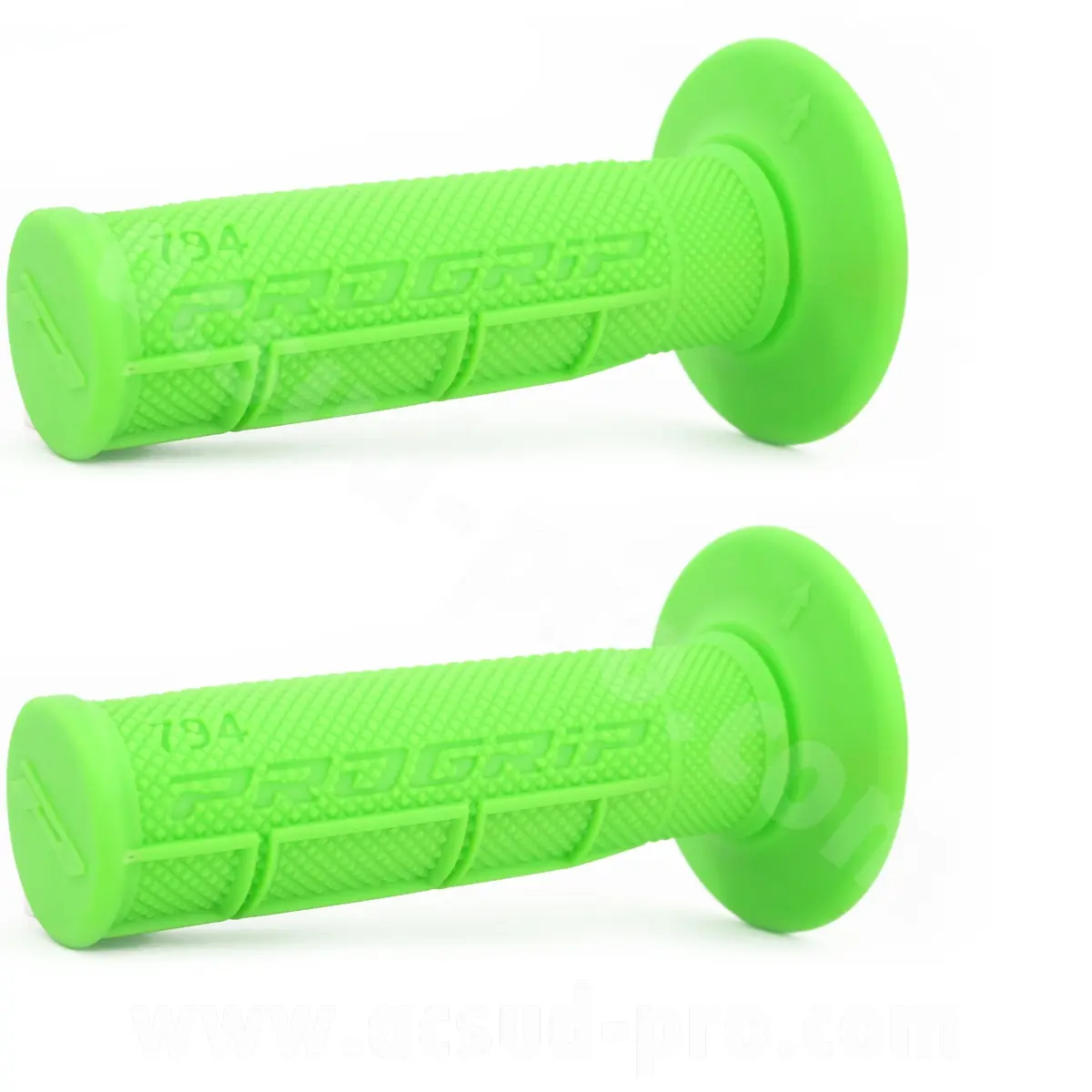 Progrip 794 シングルデンシティ クローズドエンド 蛍光グリーン 115mm グリップ (ペア) — 第5ビュー