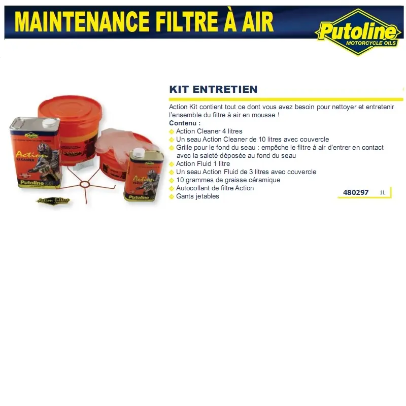 Putoline Action Kit Luftfilterpflege — Ansicht 7