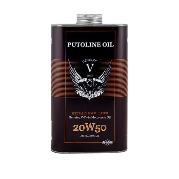 Motorový olej 4T Putoline Genuine V-Twin 20W50 100% syntetický 1L 74110 — pohled 3