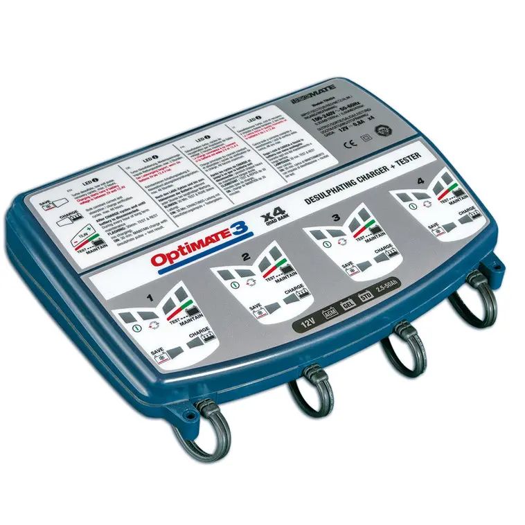 Optimate 3 X4 Bank 12V 0.8A TM 454 Pro — Ansicht 6