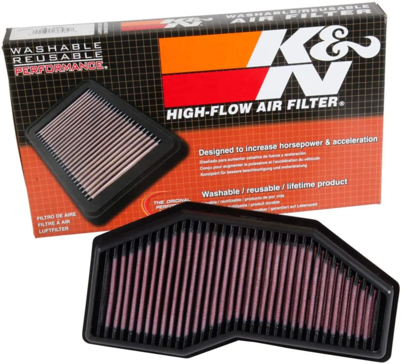Luftfilter K&N Triumph 1050 Speed Triple — Ansicht 3