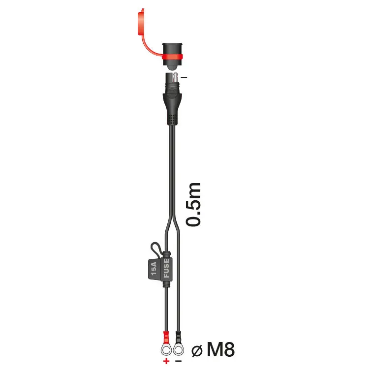 OPTIMATE O-11 Fester wasserdichter Anschluss Ösen Ø8 SAE-81 TE — Ansicht 5