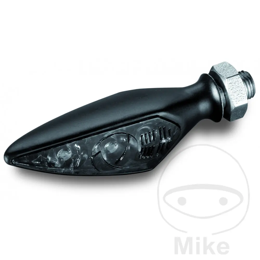 Blinker Kellermann Rhombus S Schwarz - Vorne Links / Hinten Rechts