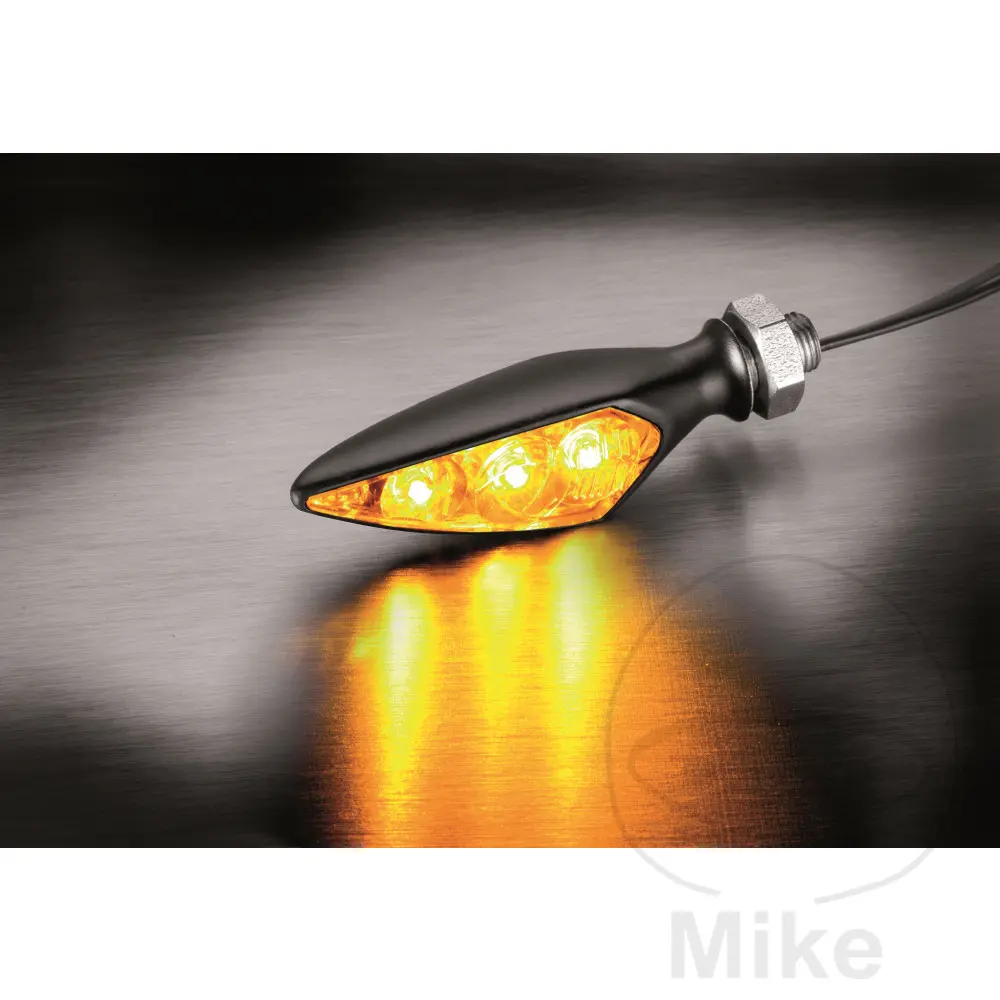 Blinker Kellermann Rhombus S Schwarz Vorne Rechts Hinten Links — Ansicht 3