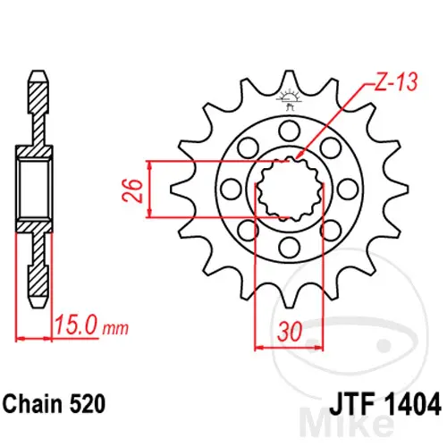 JT Sprockets 프론트 스프로킷