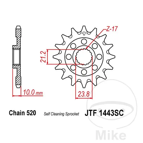 Pignon de sortie JT Sprockets