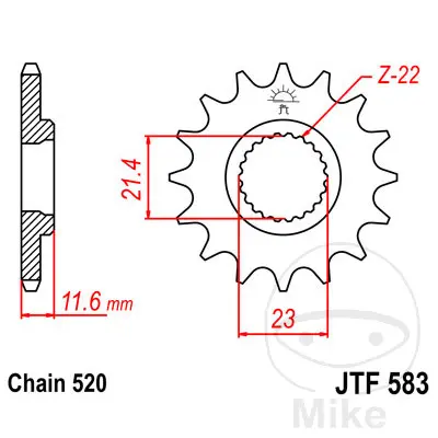 JT Sprockets 프론트 스프로킷