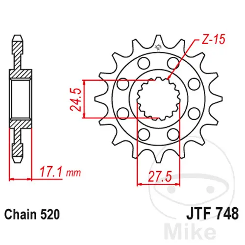 JT Sprockets 프론트 스프로킷