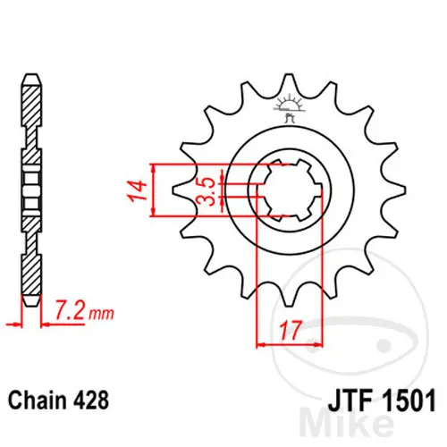 JT Sprockets 구동 스프로킷