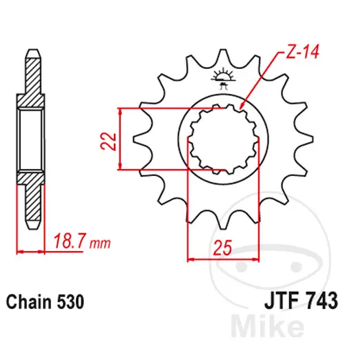 JT SPROCKETS 전면 스프로킷
