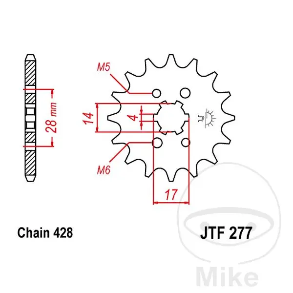 출력축 스프로킷 JT Sprockets