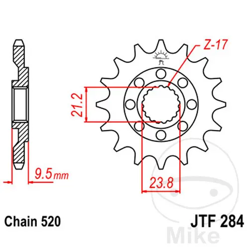 Задвижващ зъбно колело JT SPROCKETS