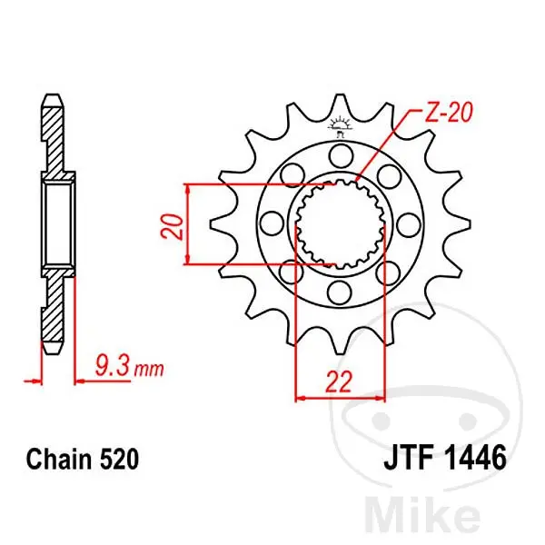Pignon avant JT SPROCKETS