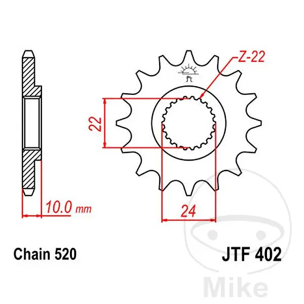 Ritzel vorne JT Sprockets