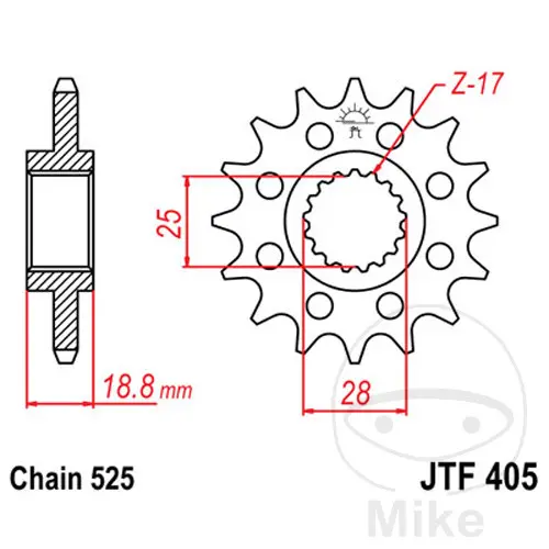 Pignon avant JT Sprockets
